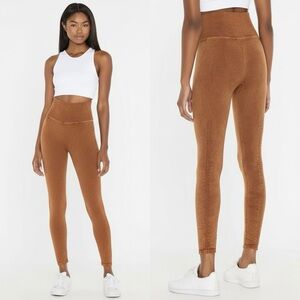 Free People Movement Leggings‎ Good Karma Rust Stretchy Comfy Yoga Boho Sz M/L